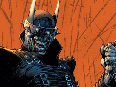 Justice League Batman che Ride Batman Who Laughs