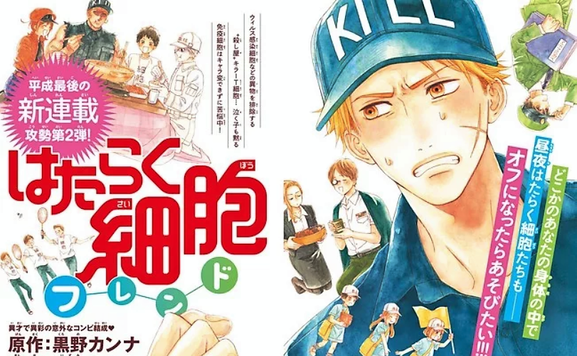 cells at work lavori in corpo spin off copertina