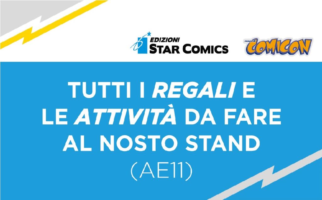 Edizioni star comics attività stand al comicon